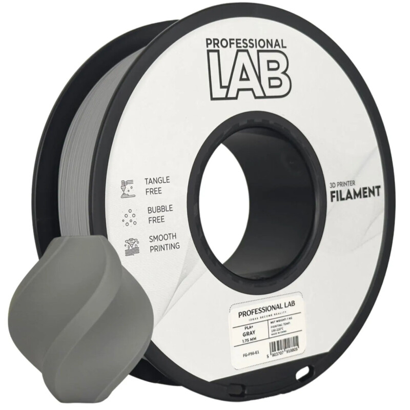 Professional Lab - PLA Filament - Šedý (1,75 mm, 1 kg)